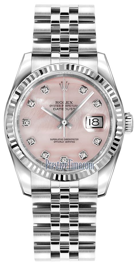 pink mop rolex|rolex datejust 36 pink diamond.